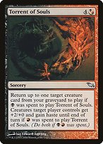 Matte Finish Shadowmoor Torrent of Souls ( #199 )