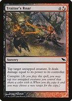 Matte Finish Shadowmoor Traitor's Roar ( #200 )