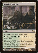 Matte Finish Shadowmoor Wooded Bastion ( #281 )