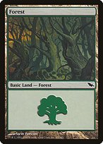 Matte Finish Shadowmoor Forest ( #301 )
