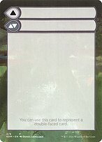 Glossy Finish Kaldheim Substitute Cards Double-Faced Substitute Card ( #2 )