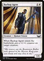 Matte Finish Streets of New Capenna Backup Agent ( #2 )