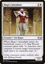 Matte Finish Streets of New Capenna Mage's Attendant ( #21 )