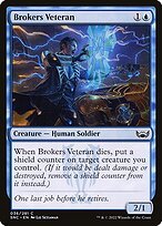 Matte Finish Streets of New Capenna Brokers Veteran ( #36 )