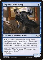 Matte Finish Streets of New Capenna Expendable Lackey ( #43 )