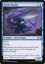 Matte Finish Streets of New Capenna Faerie Vandal ( #44 )