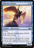 Matte Finish Streets of New Capenna Obscura Initiate ( #50 )