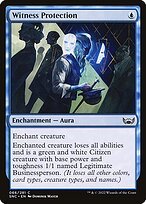 Matte Finish Streets of New Capenna Witness Protection ( #66 )