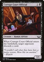 Matte Finish Streets of New Capenna Corrupt Court Official ( #70 )