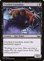 Matte Finish Streets of New Capenna Crooked Custodian ( #71 )