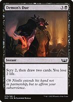 Matte Finish Streets of New Capenna Demon's Due ( #75 )