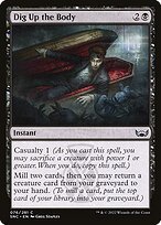 Matte Finish Streets of New Capenna Dig Up the Body ( #76 )