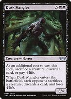 Matte Finish Streets of New Capenna Dusk Mangler ( #77 )