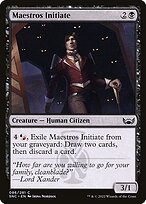 Matte Finish Streets of New Capenna Maestros Initiate ( #86 )