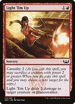 Matte Finish Streets of New Capenna Light 'Em Up ( #113 )