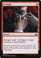Matte Finish Streets of New Capenna Strangle ( #125 )