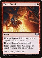 Matte Finish Streets of New Capenna Torch Breath ( #127 )