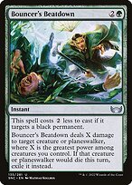 Matte Finish Streets of New Capenna Bouncer's Beatdown ( #135 )