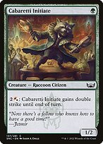 Matte Finish Streets of New Capenna Cabaretti Initiate ( #137 )