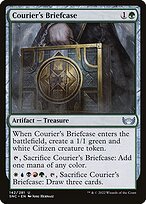 Matte Finish Streets of New Capenna Courier's Briefcase ( #142 )