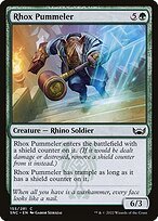 Matte Finish Streets of New Capenna Rhox Pummeler ( #155 )