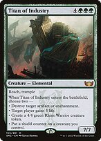 Matte Finish Streets of New Capenna Titan of Industry ( #159 )