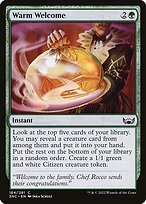 Matte Finish Streets of New Capenna Warm Welcome ( #164 )