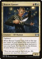 Matte Finish Streets of New Capenna Brazen Upstart ( #169 )
