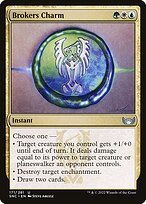 Matte Finish Streets of New Capenna Brokers Charm ( #171 )