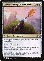 Matte Finish Streets of New Capenna Ceremonial Groundbreaker ( #175 )