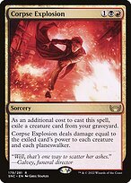 Matte Finish Streets of New Capenna Corpse Explosion ( #179 )