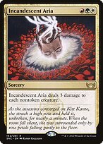 Matte Finish Streets of New Capenna Incandescent Aria ( #192 )