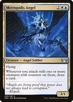 Matte Finish Streets of New Capenna Metropolis Angel ( #203 )