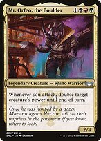 Matte Finish Streets of New Capenna Mr. Orfeo, the Boulder ( #204 )