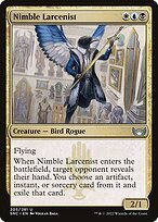 Matte Finish Streets of New Capenna Nimble Larcenist ( #205 )