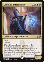 Matte Finish Streets of New Capenna Obscura Interceptor ( #209 )