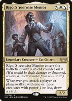 Matte Finish Streets of New Capenna Rigo, Streetwise Mentor ( #215 )