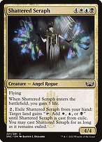 Matte Finish Streets of New Capenna Shattered Seraph ( #221 )