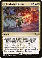 Matte Finish Streets of New Capenna Unleash the Inferno ( #229 )