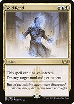 Matte Finish Streets of New Capenna Void Rend ( #230 )