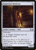 Matte Finish Streets of New Capenna Suspicious Bookcase ( #245 )