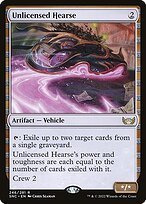 Matte Finish Streets of New Capenna Unlicensed Hearse ( #246 )