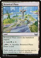 Matte Finish Streets of New Capenna Botanical Plaza ( #247 )
