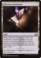 Matte Finish Streets of New Capenna Obscura Storefront ( #252 )