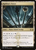 Matte Finish Streets of New Capenna Raffine's Tower ( #254 )