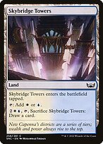Matte Finish Streets of New Capenna Skybridge Towers ( #256 )