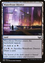 Matte Finish Streets of New Capenna Waterfront District ( #259 )