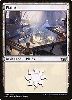 Matte Finish Streets of New Capenna Plains ( #263 )