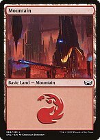 Matte Finish Streets of New Capenna Mountain ( #268 )