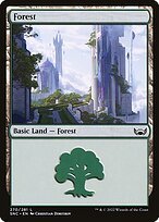 Matte Finish Streets of New Capenna Forest ( #270 )